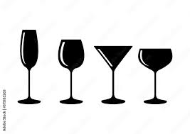 Diffe Types Of Glasses Icon