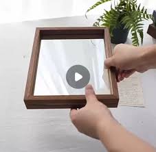 4cm Diy Double Sided Glass Wooden Frame
