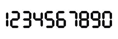 Digital Clock Numbers Images Browse