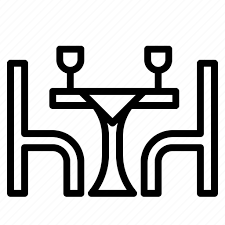 Dining Outdoor Table Icon