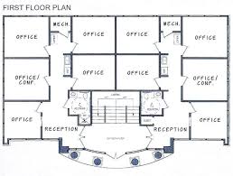 Office Floor Plan With Two Desks