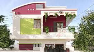 Vibrant Exterior Home Design Idea