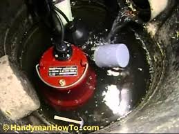 Basement Bathroom Sewage Ejector Pump