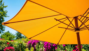 Flexible Rib Patio Umbrella Canopy Setup