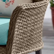 Brown Wicker Outdoor Patio Dining Set