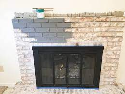 Paint Your Brick Fireplace In 2 Easy