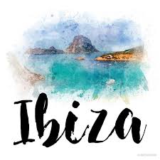 Watercolor Ibiza By Creativelolo