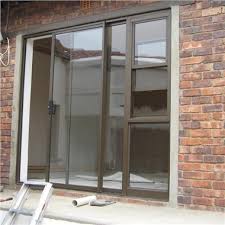 China Aluminium Sliding Door With Side