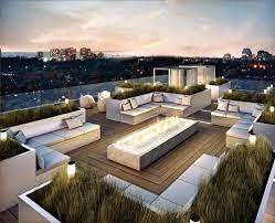Modern Rooftop Terrace Design Work