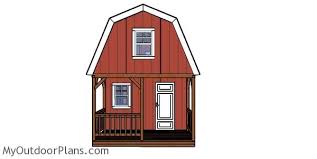 12 22 Small Barn Cabin With Porch