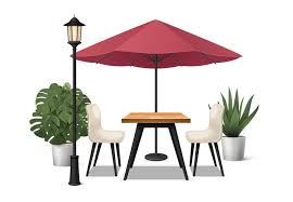 Outdoor Patio Icon Vector Images Over