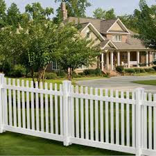 Wam Bam Classic Picket Fence With Post And Cap White