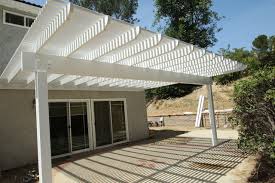 Wood Lattice Patio Cover And Wood