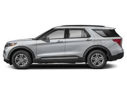 new silver 2023 ford explorer xlt for