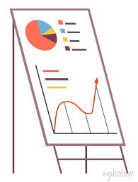 Business Presentation Icon Flip Chart