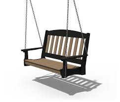 4 Poly English Garden Swing With