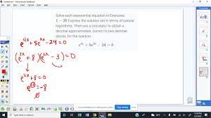 Solved Solve Each Exponential Equation