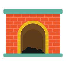 Page 2 Fireplace Mantel Vector Art