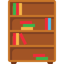 Bookshelf Basic Miscellany Flat Icon
