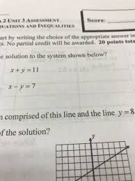 Algebra 2 Unit 3 A Systems Of Equations