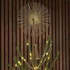 Glitter Starburst Tree Topper West Elm