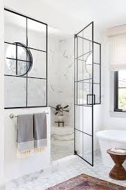 Marble Shower Door Frame Design Ideas