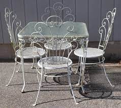 Salterini Style White Metal Table 4