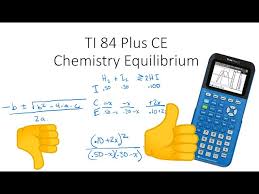 Ti84 Ce Plus Solving Chemistry