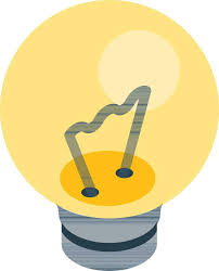 3d Isometric Light Bulb Icon In Yellow