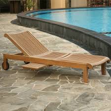 Teak Sun Lounger Plus Drinks Tray And