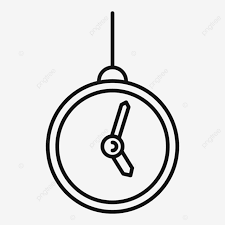 Hypnosis Pendulum Clock Icon Lock