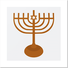 Jewish Holiday Of Hanukkah Menorah