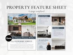 Real Estate Property Feature Sheet