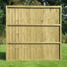 Feather Edge Fence Board Panel Heavy
