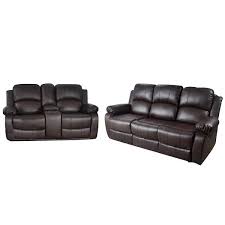 Brown Leather Living Room Set Gs2890