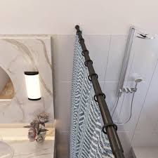 Tension Adjustable Shower Rod Matte