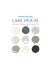 Lake House Paint Palette Sherwin