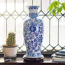 Oriental Furniture 24 In Blue And