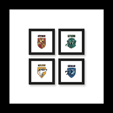 Icon Crests Wall Art Bundle 4 Pack