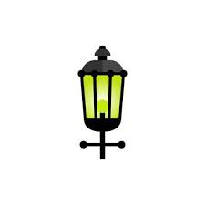 Outdoor Lighting Vector Art Icons And