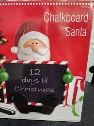 Costco Chalkboard Santa