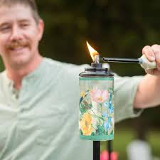 Easy Install Torch Wild Flower Glass
