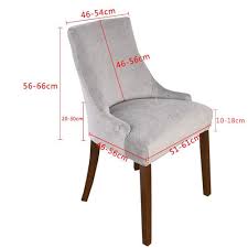 Soft Velvet Armchair Cover For Dining