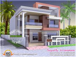 North Indian Style Flat Roof House With