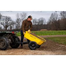 Gorilla Carts 8 Cu Ft Steel Dump Push