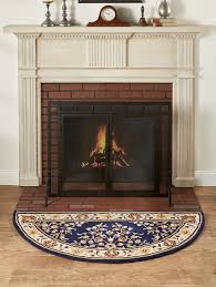 Persian Style Half Round Hearth Rug