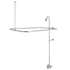 Shower Kit For Claw Foot Tub In Chrome