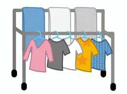 Indoor Clothes Drying Rack And Laundry Icon