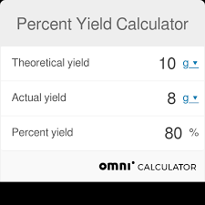 Percent Yield Calculator