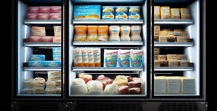 Top Shelf In A Commercial Refrigerator